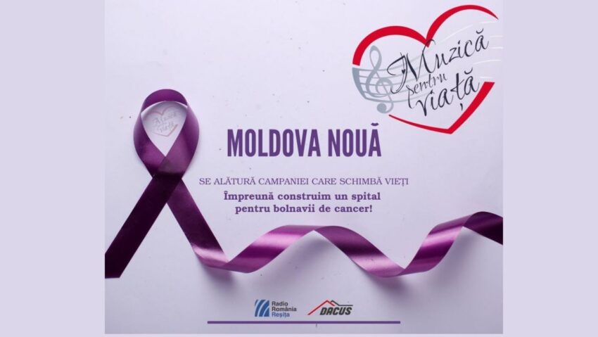 Muzică pentru Viață: Moldova Nouă se alătură campaniei pentru construirea primului spital pentru bolnavii de cancer din Caraș-Severin