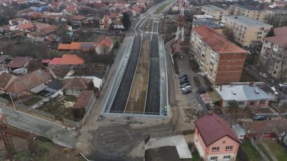 Pasajul Solventul din Timișoara, deschis circulației în regim de șantier