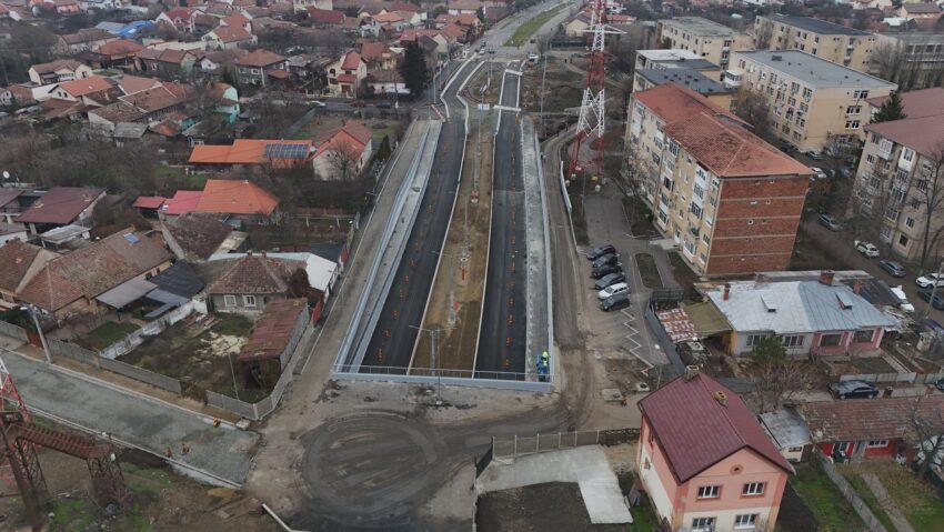 Pasajul Solventul din Timișoara, deschis circulației în regim de șantier