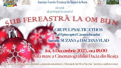 Concertul „Sub Fereastră la Om Bun” la Reșița, 4 decembrie 2025