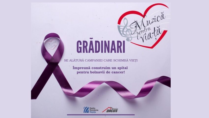 Comunitatea din Grădinari se alătură campaniei „Muzică pentru Viață”. Solidaritate, tradiții și sprijin pentru construirea primului spital pentru bolnavii de cancer din Caraș-Severin