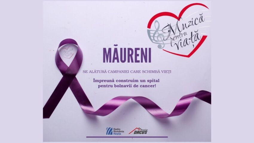 Muzică pentru Viață: Măureni se alătură campaniei pentru construirea primului spital pentru bolnavii de cancer din Caraș-Severin