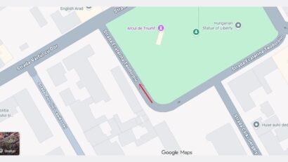 Arad: sens unic modificat temporar pe strada Ecaterina Teodoroiu, în zona Parcului Reconcilierii