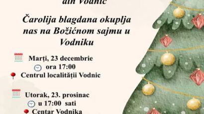 Târgul de Crăciun din Vodnic – magia sărbătorilor aduce comunitatea împreună