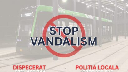 TUR Reșița face apel la călători să fie vigilenți și să semnaleze orice act de vandalism din staţii, autobuze şi tramvaie