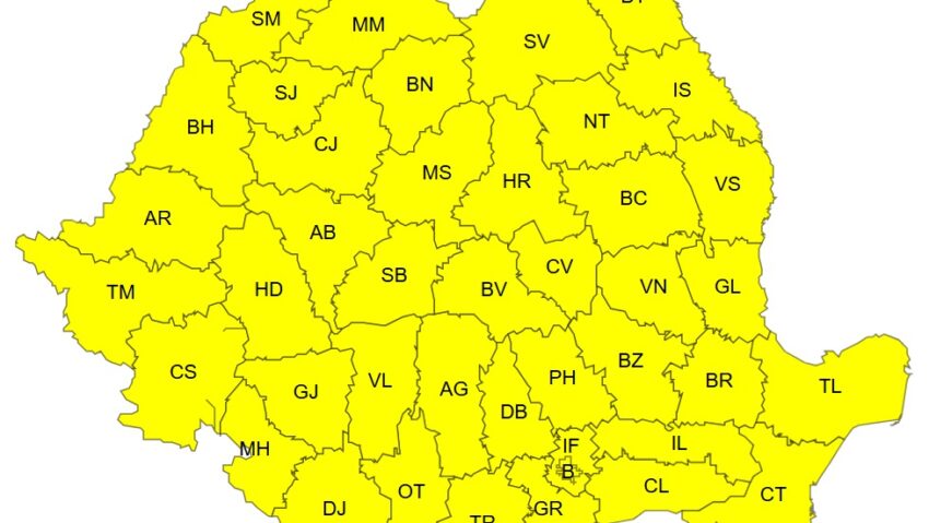 Val prelungit de ger în toată ţara