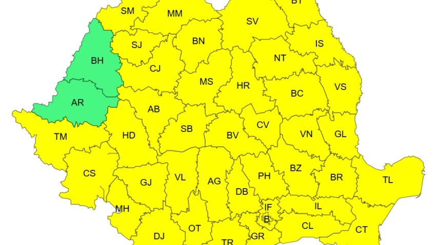 Episod sever de iarnă: până la -20 de grade Celsius noaptea, în Banat