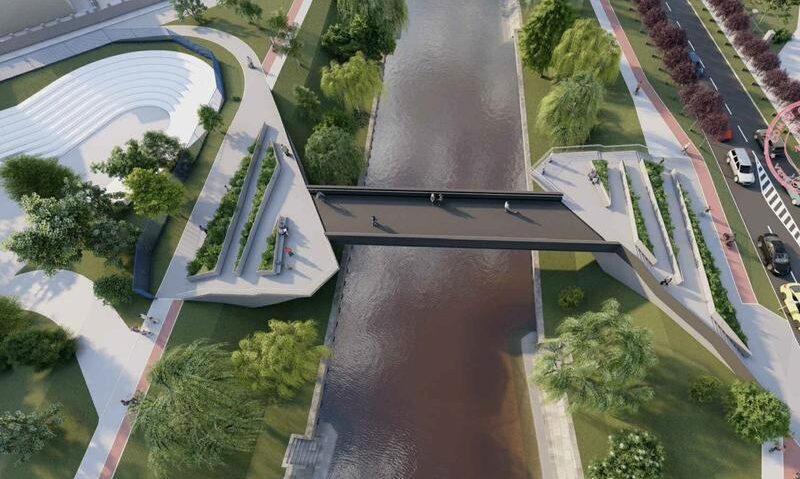 Reconstrucția Pasarelei Îndrăgostiților din Timișoara, blocată de un nou aviz negativ al Direcției de Cultură