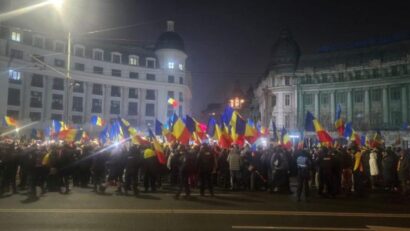 BUCUREȘTI: Protest față de legea pentru combaterea extremismului