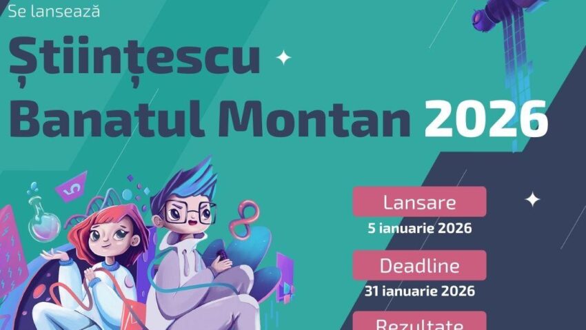 Fundația Comunitară Banatul Montan a lansat ediția 4.0 a programului Științescu