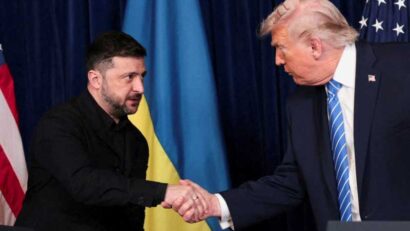 #Ucraina: A început la Davos întâlnirea Trump-Zelenski