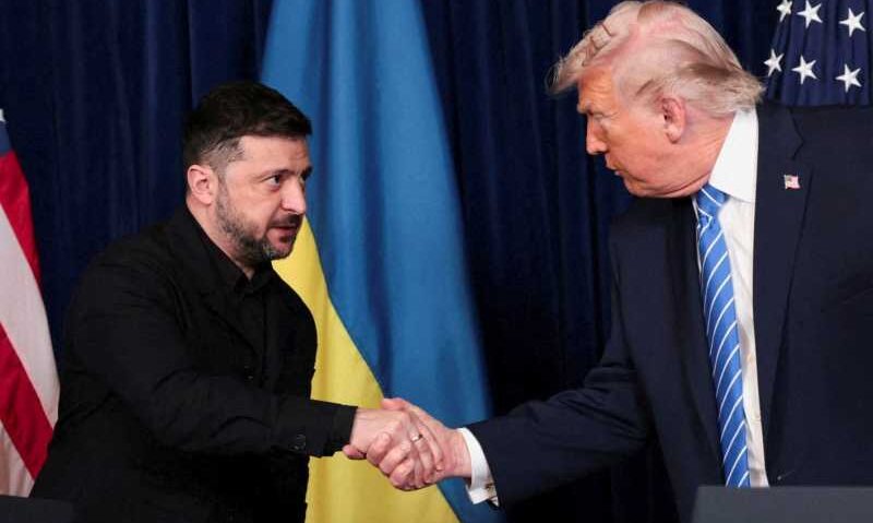 #Ucraina: A început la Davos întâlnirea Trump-Zelenski