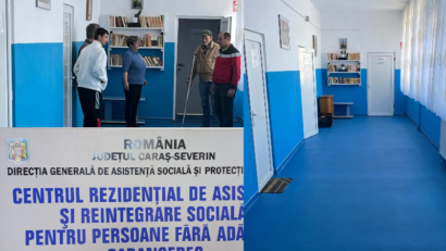 Centrul pentru persoane fără adăpost din Caransebeș este deschis permanent