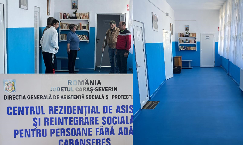Centrul pentru persoane fără adăpost din Caransebeș este deschis permanent