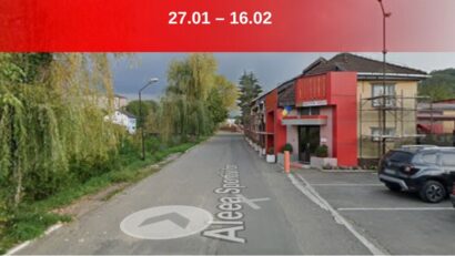 Circulația rutieră pe strada Sportivilor din Reșița, închisă temporar între 27 ianuarie și 16 februarie