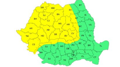 Coduri portocalii de ninsori și viscol în Oltenia, Transilvania și Banat. Avertizări ANM valabile până vineri dimineața