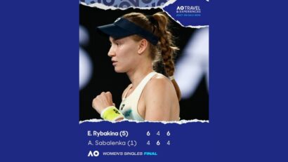 Elena Rîbakina a câștigat Australian Open, după o revenire spectaculoasă în finala cu Arina Sabalenka