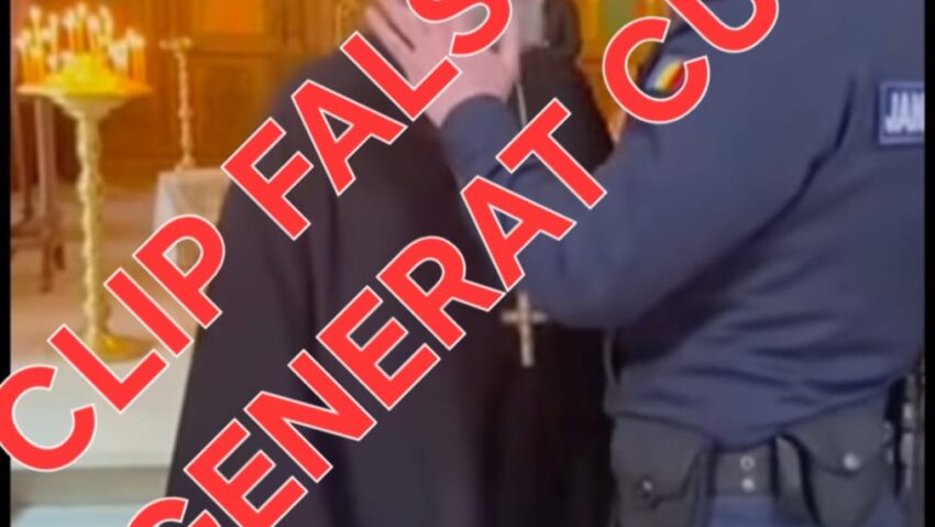 Atenționare publică: clip fals, manipulat cu inteligență artificială, distribuit în mediul online