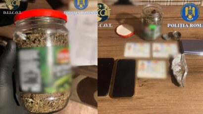 Două persoane reținute pentru trafic de droguri de risc, în formă continuată. Minor implicat, percheziții la Cenei