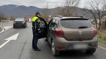 Acțiune rutieră pe DN6: peste 70 de sancțiuni în Caraș-Severin