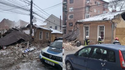 Explozie la Lugoj. Clădirea poliției rutiere a fost afectată