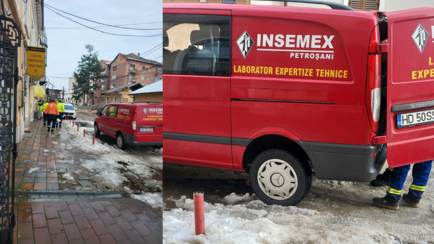 Lugoj: Specialiștii INSEMEX, intervenție după explozia de la Poliția Rutieră. Furnizarea gazelor rămâne oprită pe mai multe străzi