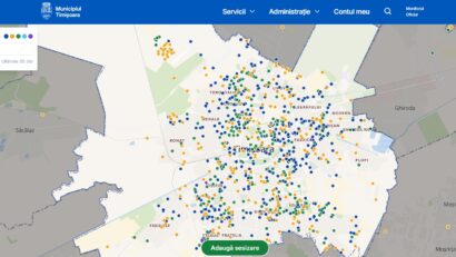 Platforma de sesizări a Primăriei Municipiului Timișoara rămâne activă și în 2026. Peste 21.000 de sesizări înregistrate anul trecut