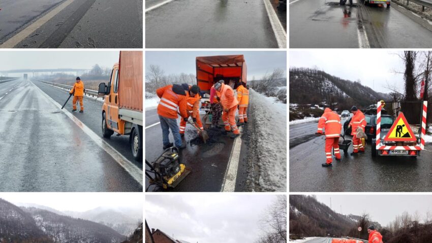 DRDP Timișoara intervine pe A1 și pe drumurile naționale afectate de sezonul rece