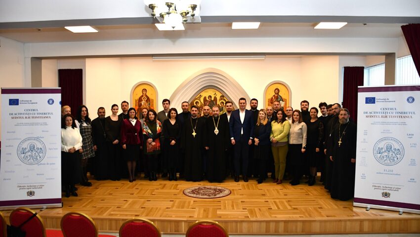 Proiectul național „Centrul de activități cu tineretul Sfântul Ilie Tesviteanul”, prezentat la Centrul Eparhial din Caransebeș