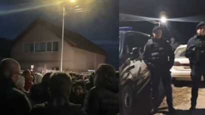 Protest la Sânmihaiu Român după crima din Cenei