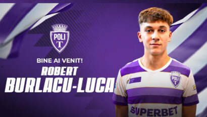 Robert Burlacu schimbă tricoul roș-negru cu cel alb-violet! Tânărul jucător al Reșiței, împrumutat la Poli Timișoara