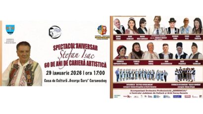 Spectacol aniversar „Ștefan Isac – 60 de ani de carieră artistică”, la Caransebeș