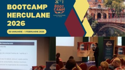 Peste 100 de membri Toastmasters din România și Republica Moldova, reuniți la Băile Herculane într-un bootcamp educațional de leadership
