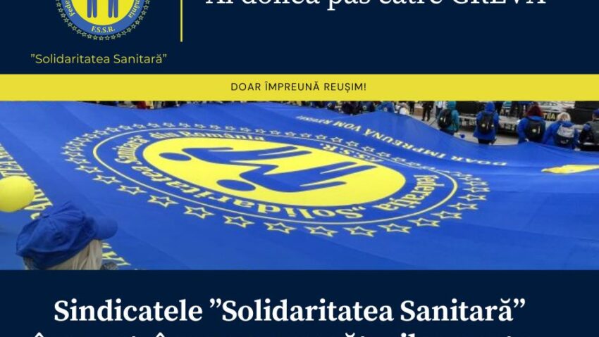 Federația Solidaritatea Sanitară începe strângerea de semnături pentru declanşarea grevei generale în sectorul sanitar