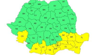 Cod Galben de ninsori viscolite și ger: județul Caraș-Severin, vizat de avertizările ANM în următoarele zile