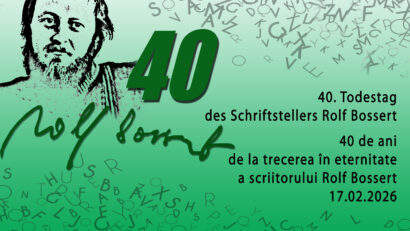 Rolf Bossert, la 40 de ani de la trecerea în eternitate – memoria unui mare poet german născut la Reșița