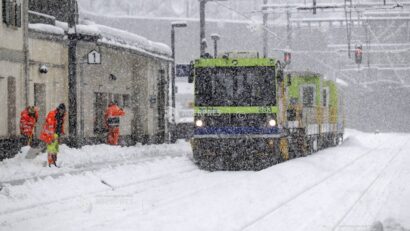 Elveția: Posibili răniți după ce un tren a deraiat în Alpii de Sud