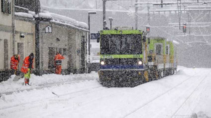 Elveția: Posibili răniți după ce un tren a deraiat în Alpii de Sud