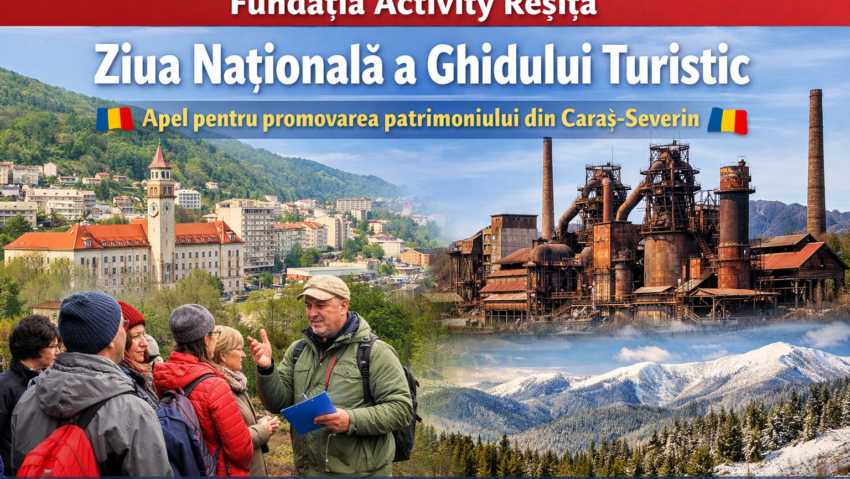 Fundația Activity Reșița marchează Ziua Națională a Ghidului Turistic și lansează un apel pentru promovarea patrimoniului din Caraș-Severin