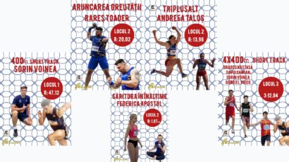 România, cinci medalii la Campionatele Balcanice de atletism în sală de la Belgrad