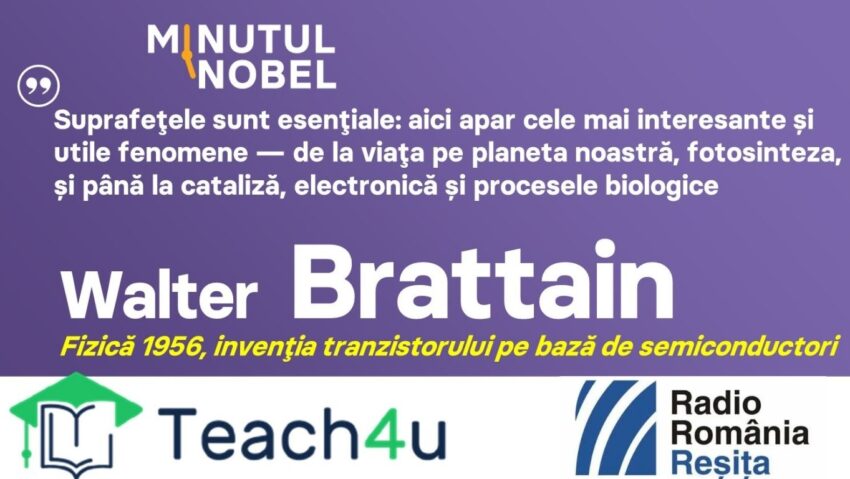 Minutul Nobel – Walter Brattain