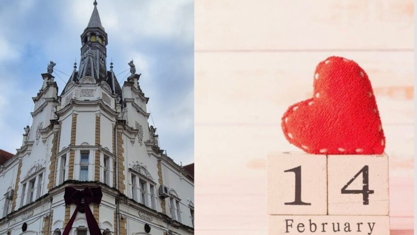 Valentine’s Day 2026 la Caransebeș: „Căsătorie de probă” în parcul din fața Primăriei