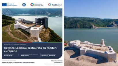 Cetatea Sfântul Ladislau din Coronini, redeschisă după restaurare: monument medieval de pe Clisura Dunării, reintegrat în circuitul turistic