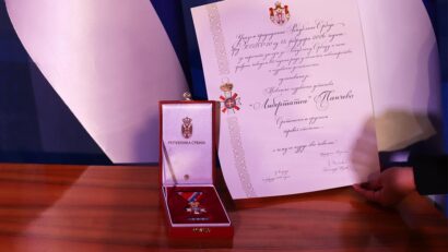 Casa de Presă și Editură „Libertatea”, decorată cu Ordinul de Sretenje al Republicii Serbia