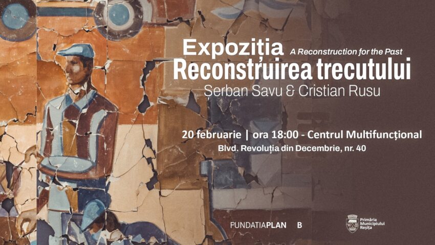Expoziție-eveniment la Reșița: lucrare monumentală de Șerban Savu, recompusă de Cristian Rusu, deschide Centrul Multifuncțional către public