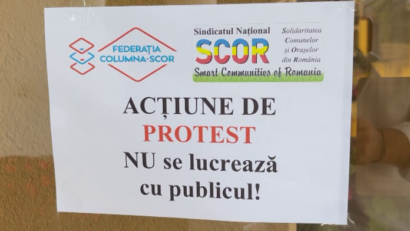 Proteste în administrația locală. Grevă de avertisment și în Caraș-Severin