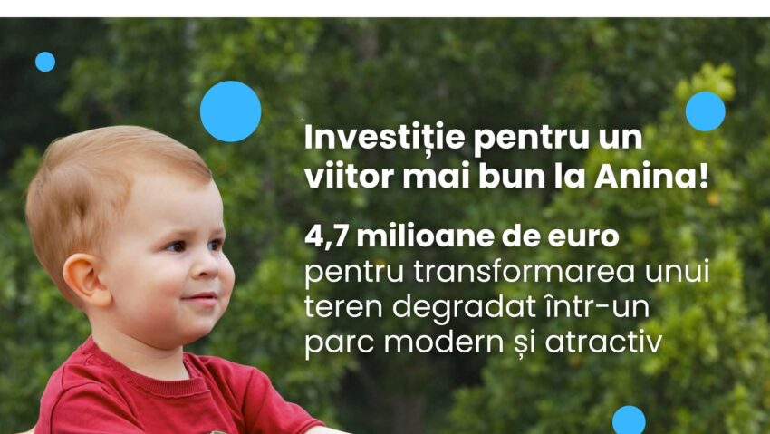 Investiție europeană de peste 4,7 milioane euro la Anina