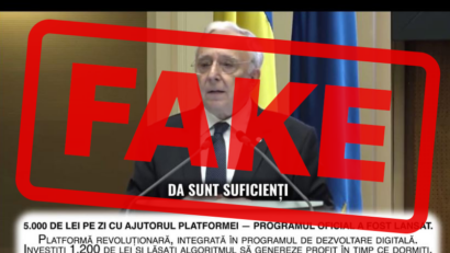 Alertă: Tentativă de fraudă deepfake cu imaginea guvernatorului BNR. Investiții false promovate online