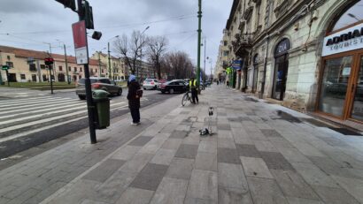 Avarie la rețeaua electrică pe Bulevardul Revoluției din Arad. Lucrări și restricții temporare în zona pietonală