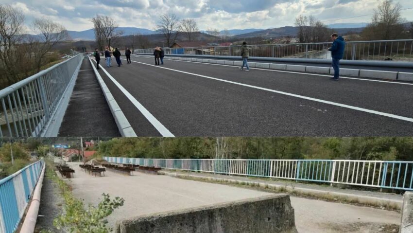 Podul din Slatina Timiș, după nenumărate piedici redeschis după 6 ani